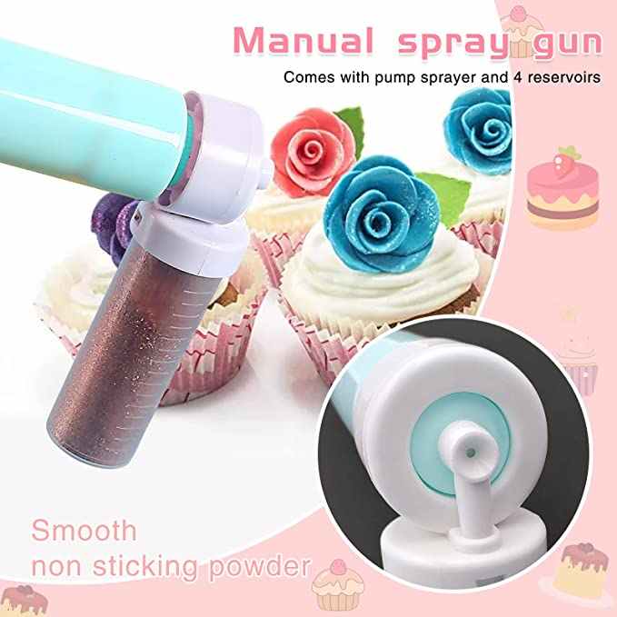 Cake Decoration Tool Kit with Piping Bags and Stainless Steel Tips for Baking Icing Buttercream Flowers and Dessert Decorating