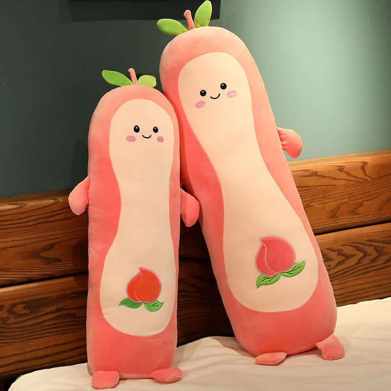 Peach Avocado Cute Fruit Shaped Plush Cushion Pillow For Children Bedroom Decor