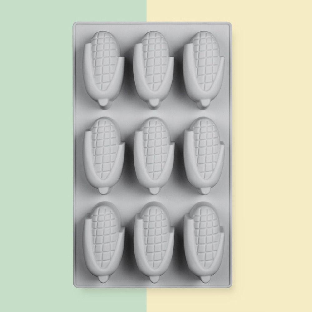 Premium 9-Kammer Mini Maiskuchenform Flexible Wiederverwendbare Maisförmige Backform Handgefertigt Lebensmittelqualität Silikon Seifenform Backen