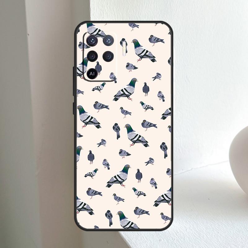 The Pigeons For OPPO A96 A76 A16 A5 A6 Pro A15 A17 A57 A18 A38 A58 A78 A98 A54 A74 A94 A40 A60 A80 Case