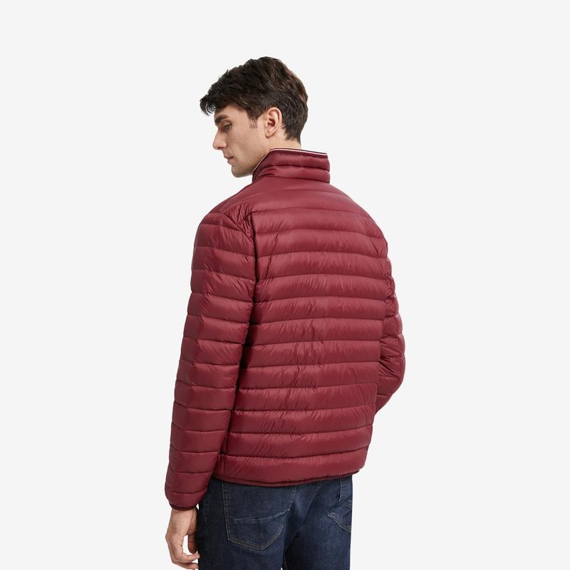 Tommy Hilfiger logo-patch zipped puffer jacket MW0MW28065