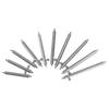 Komplettes Set 14-24mm Größe Schnellverschluss Federstege 1.5/1.8mm Durchmesser Bandgliederstifte Uhrenarmbandstifte Uhrenreparatur
