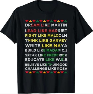 Black History Shirt Black History Month African American T-Shirt