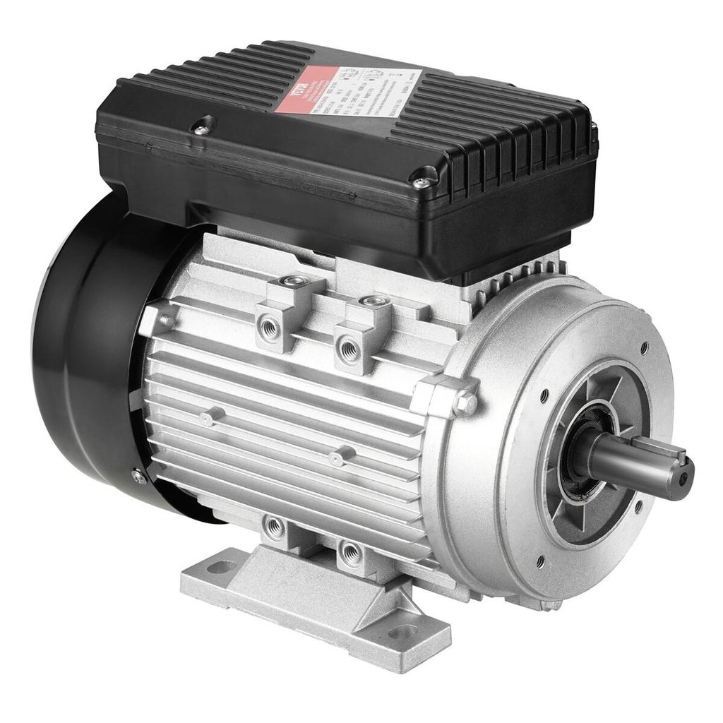 0.75KW Electric Motor 1400RPM AC 220~240V 5.45A 1-Phase 19mm Keyed Shaft