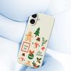 For iPhone 17 Case Christmas Snowman Pattern Printing Straight Edge TPU Phone Back Cover
