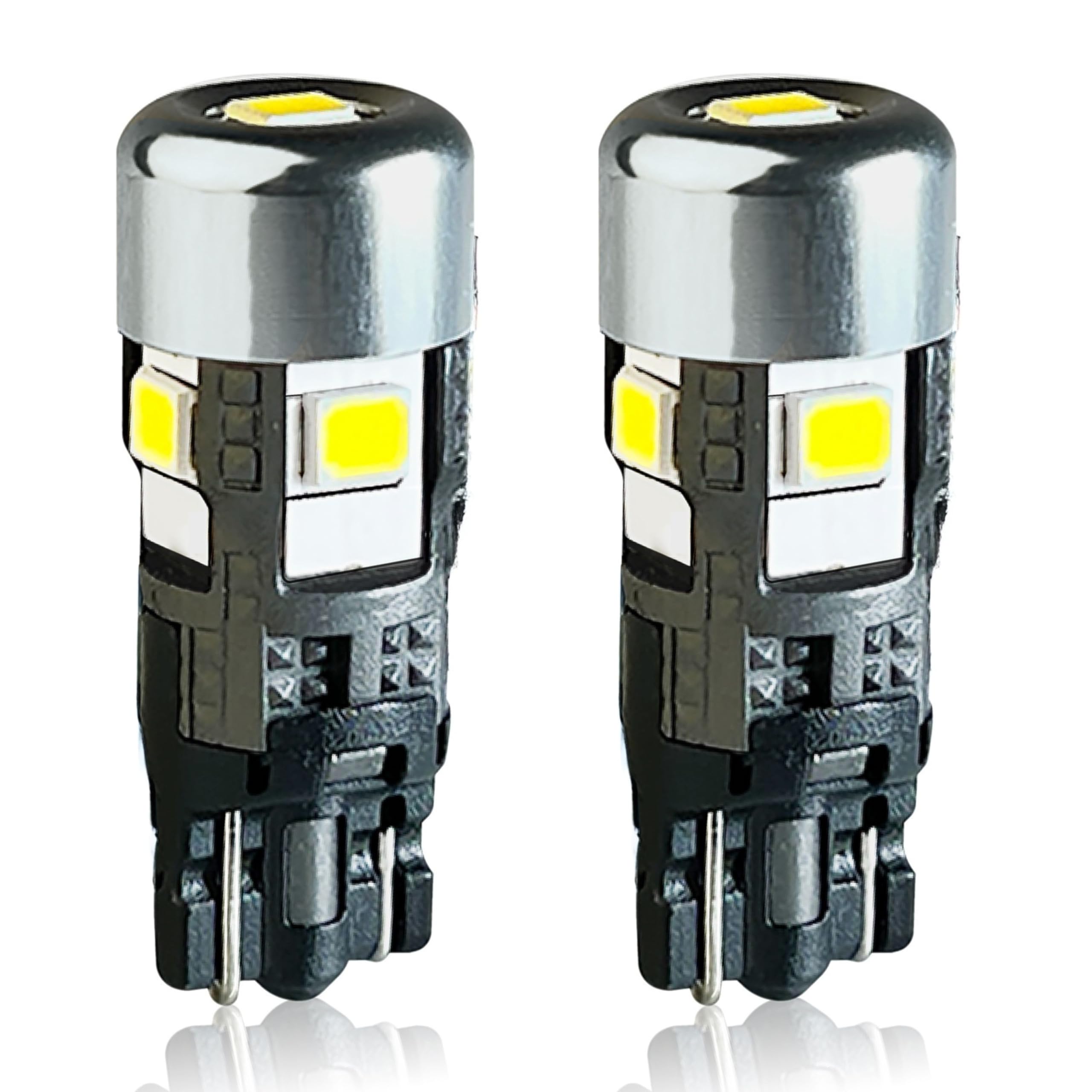 

CYBERDIRECT CD102 T10 LED Position Bulb, 6500K White, Car Width Light, License Plate Light,