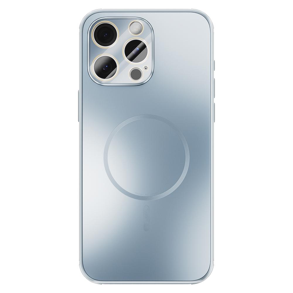 

ABEEL For iPhone 14 Pro Magnetic Case TPU PC Cooling Matte Phone Back Cover with Lens Film Baby Blue