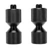1 Pair Two Hole Flange Alignment Pins Aluminum Alloy Double Hole Flange Pins for Automotive System Mechanical Assembly