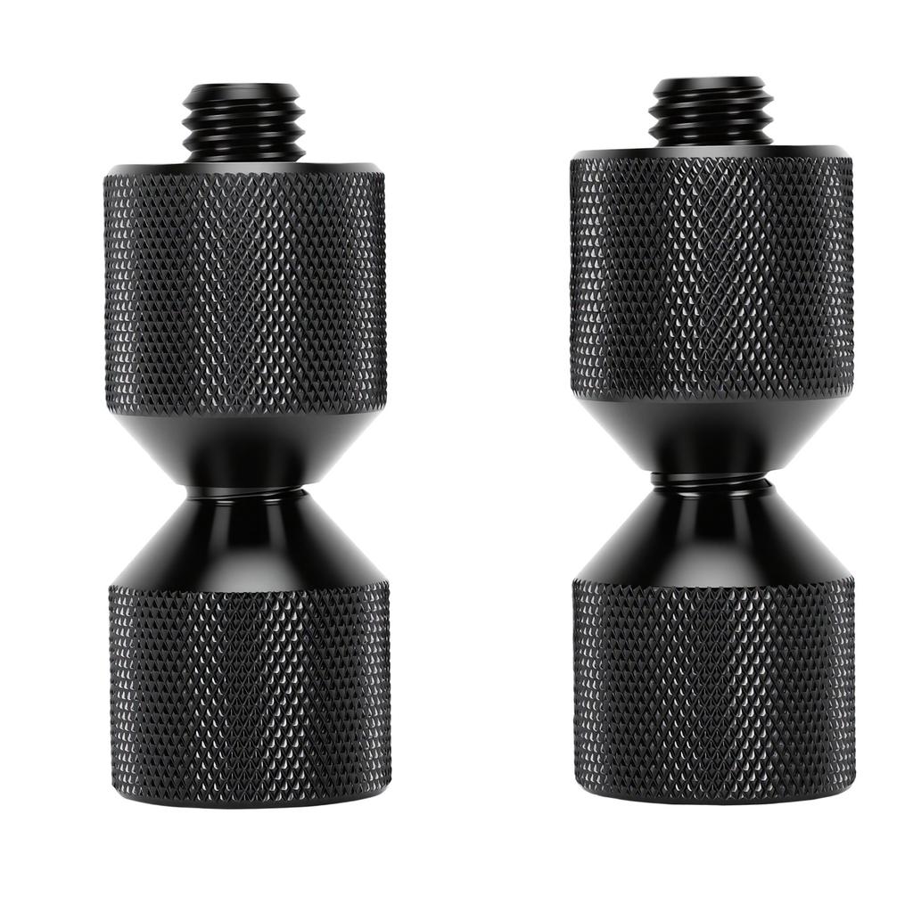 1 Pair Two Hole Flange Alignment Pins Aluminum Alloy Double Hole Flange Pins for Automotive System Mechanical Assembly