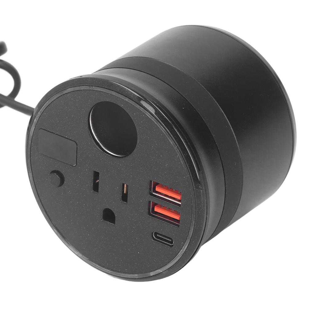 Power Inverter DC 12V To AC 110V Modified Sine Wave Car Plug Adapter Outlet Converter with US Outlet