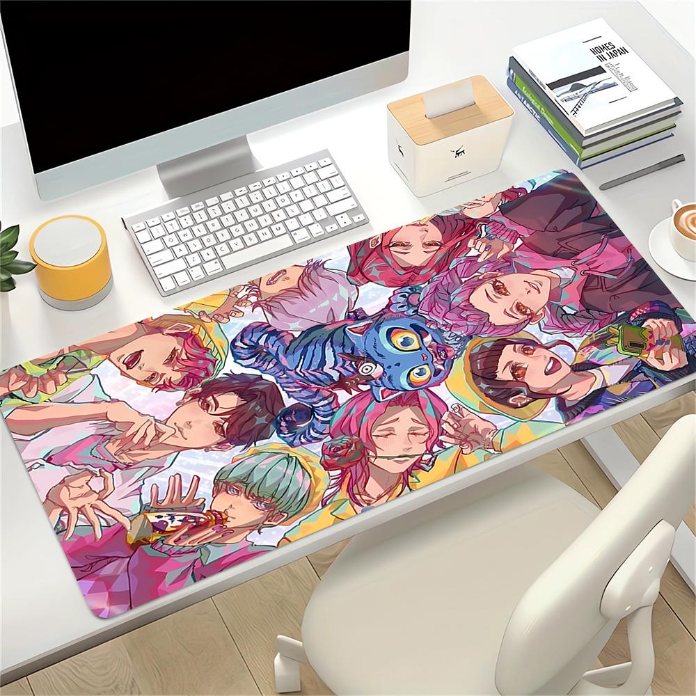 Colorful Fantasy Characters Large Gaming Mouse Pad Nonslip Rubber Base Waterproof Desk Mat For Office Pc Laptop