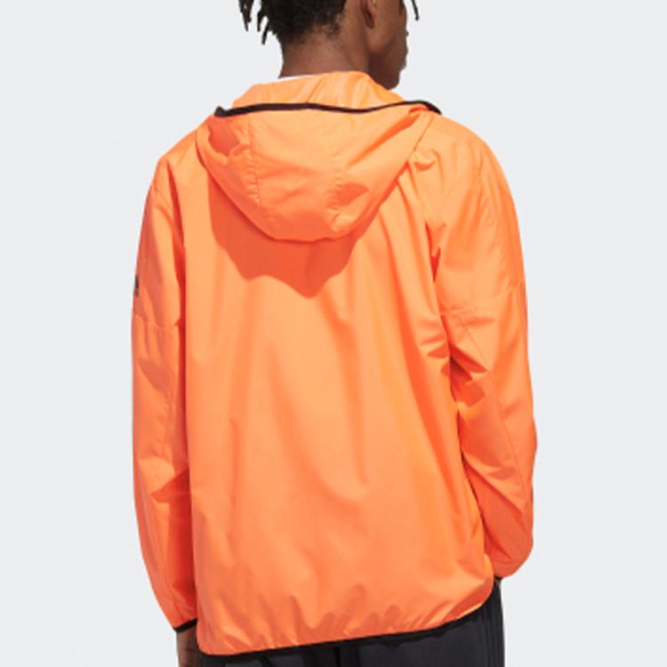 Adidas Sporty Fitted Jacket Men Outerwear Red Fluorescent FM5348