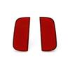 OE-Spec Red Rear Bumper Reflector Lens Assy For 2016-21 10th Gen Honda Civic