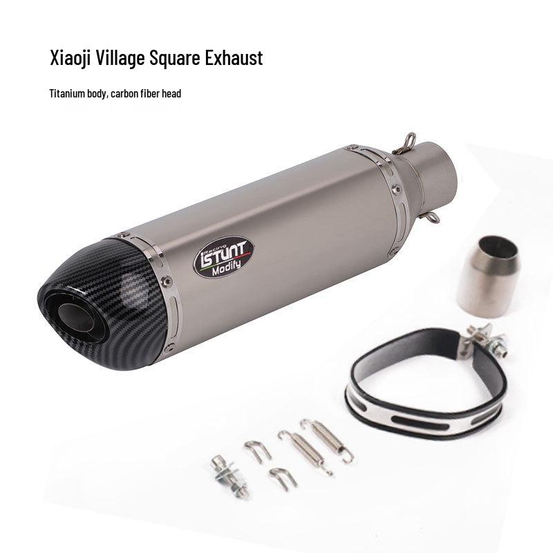 Compatible with four-corner R77 exhausts for CFMoto 450, 350ADV, VJ660, Z900, Sai800, and Sai421 motorcycles.