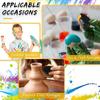 20 Pcs Sponge Brush High Density Makeup Sponge for Adults Kids