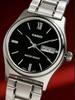 Casio Men's Quartz Watch, Featuring Round Dial Stainless Steel Strap, In Business Style Daily Wear. Models: -1B / Excellent Christmas. LTP-V006D