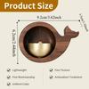 Wood Entrance Door Bells Wireless Dopamine Wind Chimes Little Whale Doorbell  Bedroom Pendant