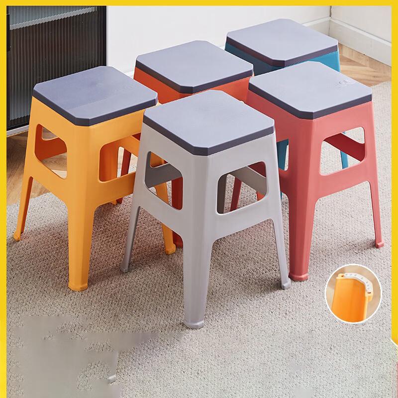 HUIHUADU Extra Thick Household Plastic Stools