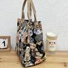 Portable Mommy Bag, Cute Cartoon Kitten, Carry Miscellaneous Items with You, Retro and Fashionable Outdoor Handbag