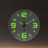 20cm Luminous Wall Clock No Punch Wall Clock for Home Use Silent Movement Easy To Read Glow-in Dark Clock For Living Room Clock