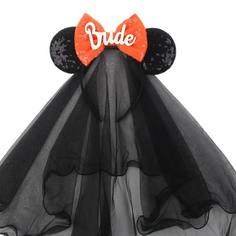 Disney Glänzendes Schloss Mausohren Stirnband Jungen Mädchen Festival Party Cosplay Haarband Frauen DIY Haarschmuck Cartoon Geschenk