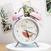 Large Metal Alarm Clock Creative Student Gift Set Clock Children's Home Smart Bedside Tabletop Ornament Clock