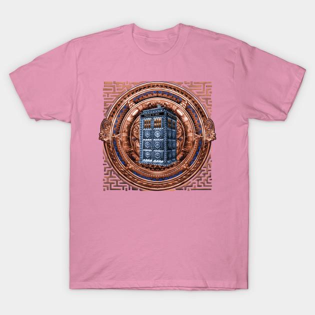 T Shirt Women Aztec Tardis Full Color Pencils Sketch Harajuku Print Kawaii Tshirt Summer Short Sleeve Female T-Shirt Top Tee