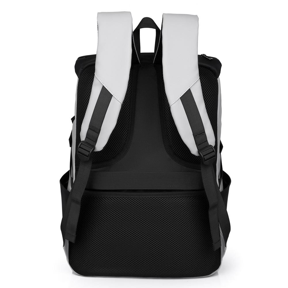 Schoolbag Men's 1011 New Business Computer Backpack Large Capacity Color Matching Personality College Student Backpack