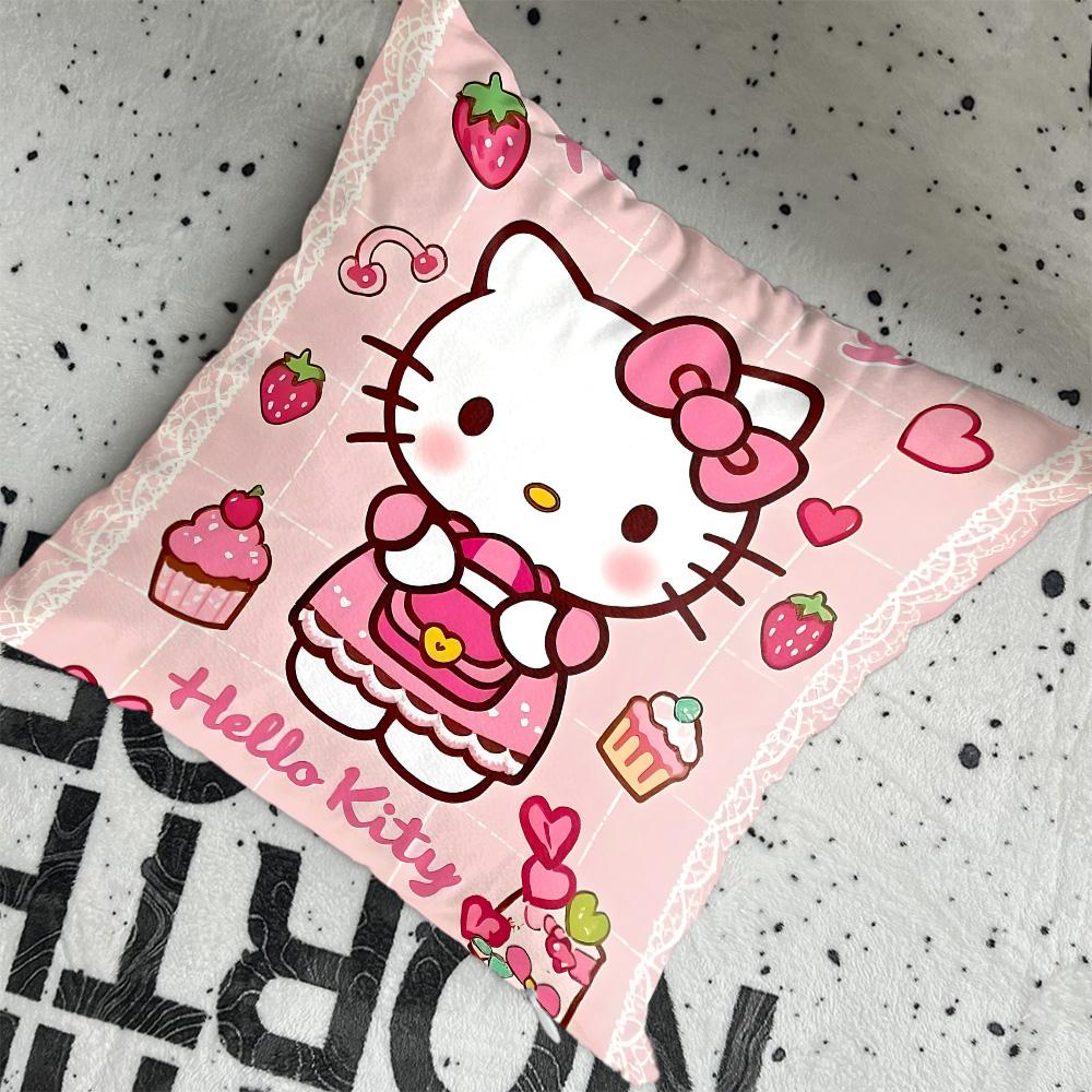 Sleeping Pillows Cover For Pillow Kawaii H-Hellocats Nordic More Cushion Covers Living Room Decorative Pillowcases Cushions Home
