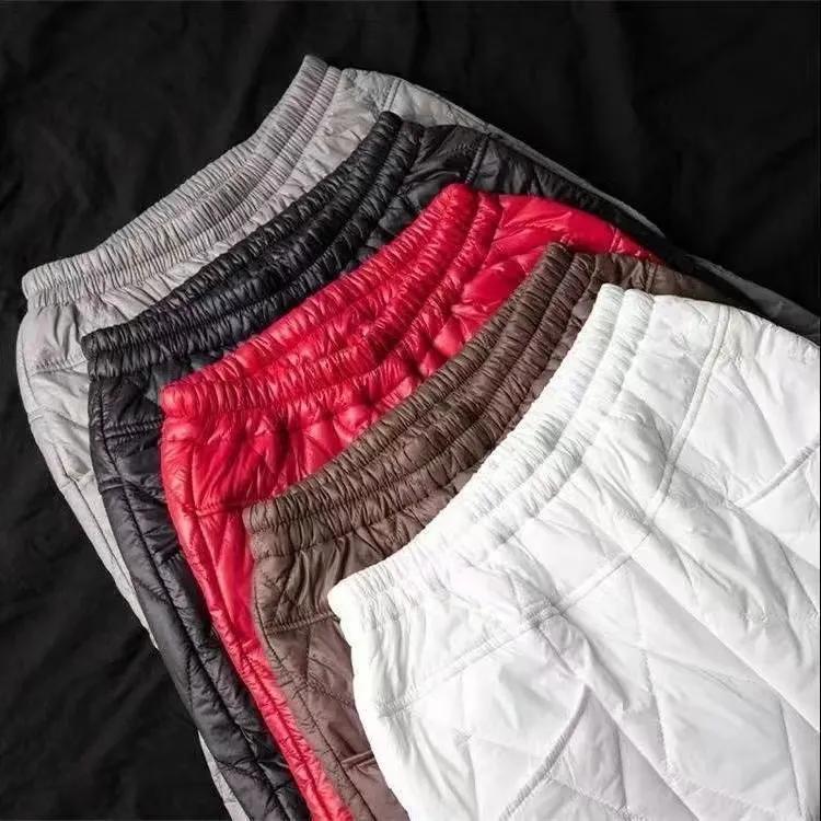 Pantaloni Invernali Caldi Spessi Elastici a Vita Alta da Donna per la Neve Pantaloni Larghi Mujer