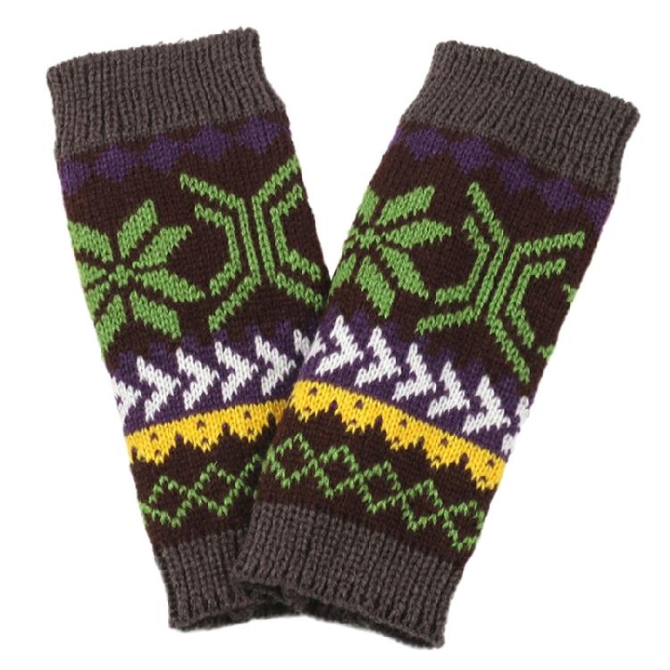 Teens Girl Colorful Christmas Gloves Decorative Oversleeves Women Accessories