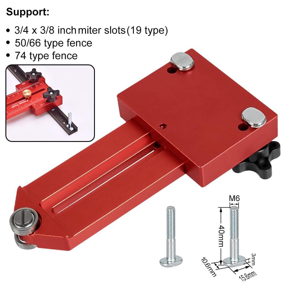 Table Saw Router Table Band Saw Jig Guide Extended Thin Rip Jig Repeat Narrow Strip Cuts Wood Working Tool