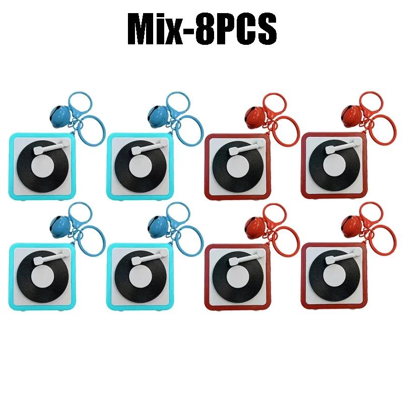 Vintage Style Music Box Keychain With Personal Voice Recording Feature This Cute Mini Phonograph For Car Key Holder