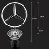 1Pcs Car Star Logo Hood Badge Front Metal EmblemFor Mercedes Benz Maybach C E S Class W204 W205 W212 W213 W211 W220 W222 W223
