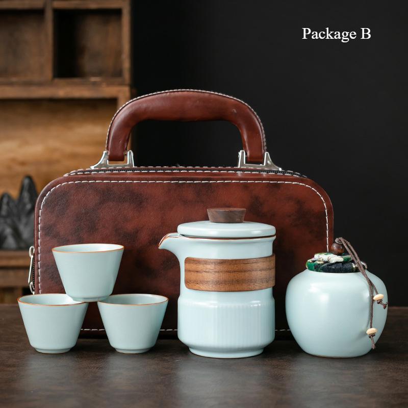 Outdoor Portable Travel Tea Set Tea Set Kung Fu Tea Set Black Tea Green Tea Special Tea Set