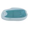 Baby Bath Support Home Foldable Ergonomic Heart Shaped Hollow Pattern Infant Bathtub Holder Rack Blue
