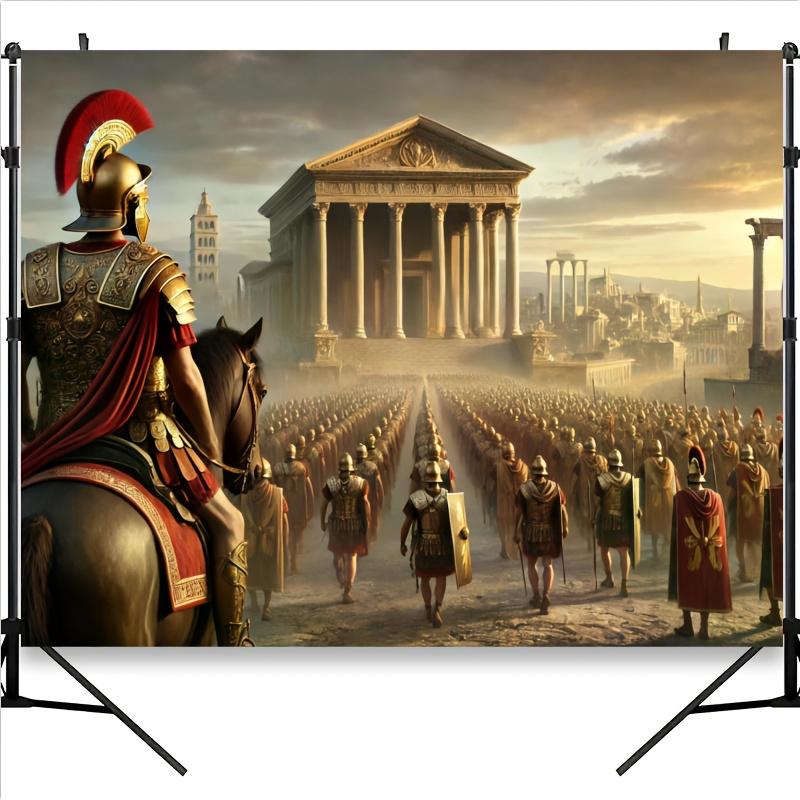 Roman Empire background fabric suitable for studio historical and ancient arena photography backgrounds 180X110