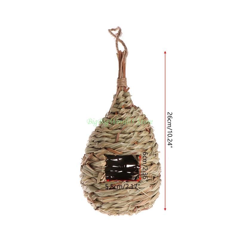 24TE Finch Canary Cage Perch Stand Nest Cage Parrot Nest Cage Hand Woven