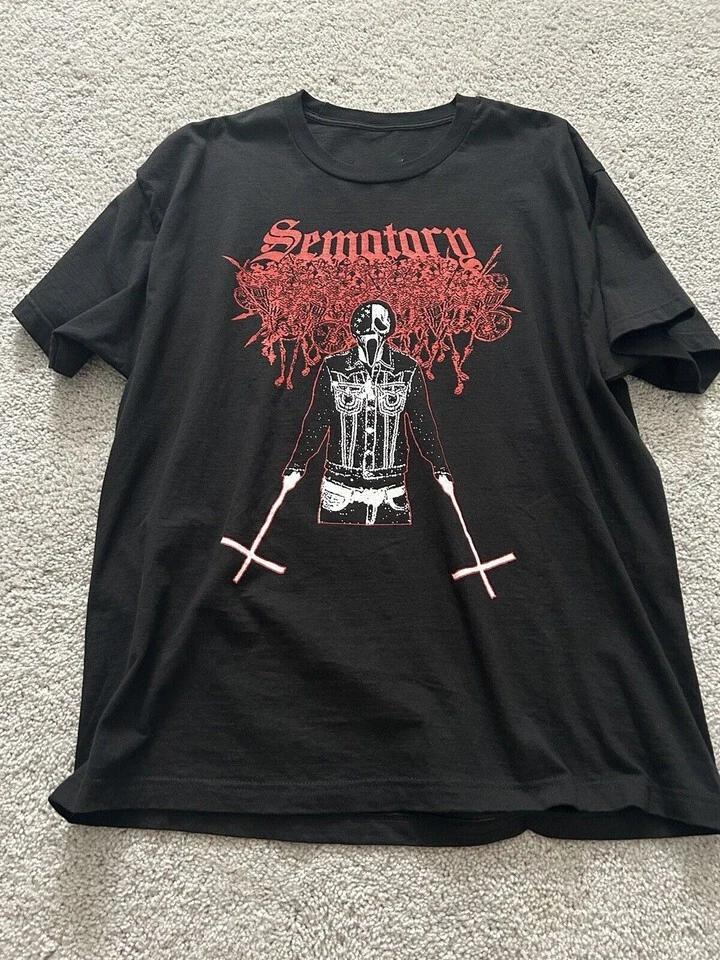 

Sematary Butcher House Tour Футболка Унисекс Хлопок Для Взрослых Футболка Все Размеры UU326 3XL