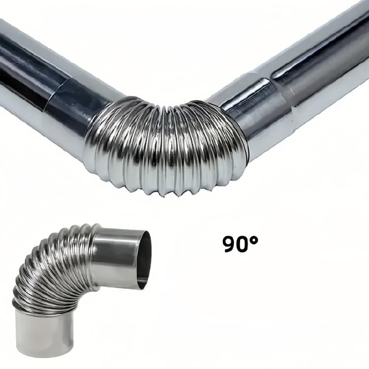 Portable Detachable Tent Stove Replacement Pipe Set for Outdoor Activity Small Design Enhancing Safety Winter Survival