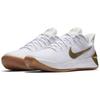Nike Kobe AD Big Stage Gold Comfortable Non-Slip Lightweight Low-Top Basketball Shoes Men Sneaker White Platinum 852427-107