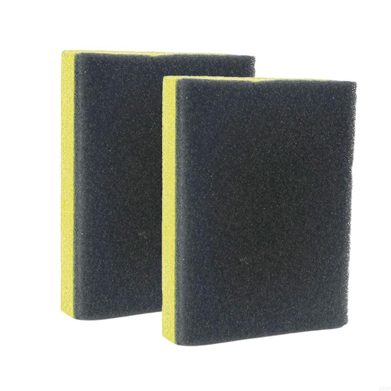 2025 New Universal Vehicle Waxing Pad Sponges Car Ceramic Coating Applicator Sponge Automotive Detailing Sponge Block Pack of 2