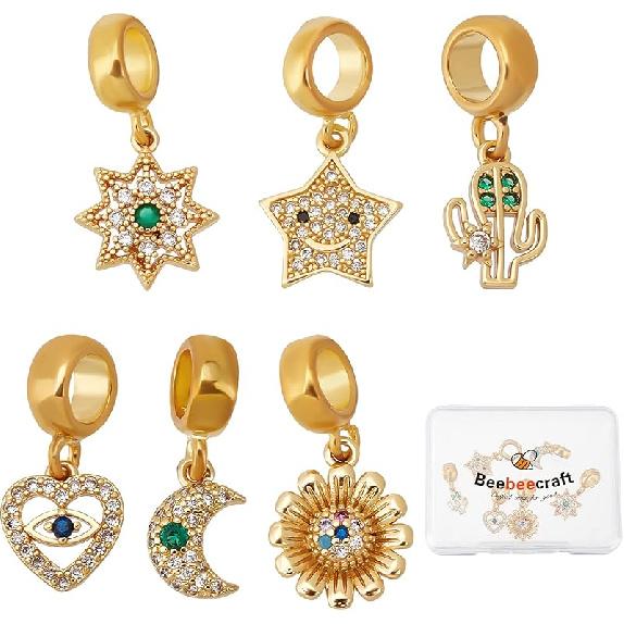 Beebeecraft Cubic Zirconia Charms