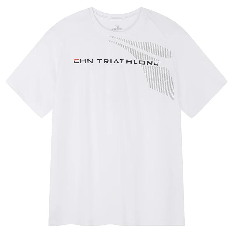 361 Sports Short-Sleeved Men's 2026 Summer New Lightweight Quick-Drying Round-Neck T-Shirt Printed Casual Half-Sleeved Running Top