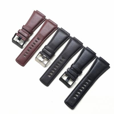 34*24mm Schwarz Braun Konvexen Ende Weiches Kalbsleder Echtes Leder Uhrenarmband Für Bell BR01 BR03 Strap BR Gürtel Armband