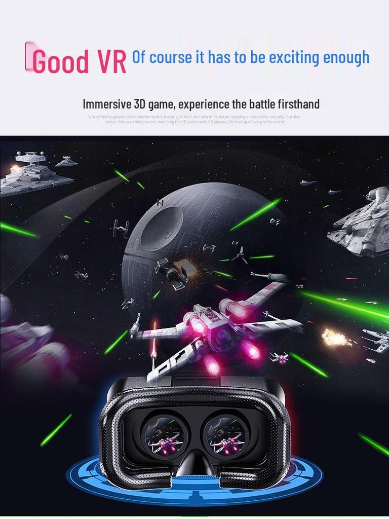 Neue smarte VR-Brille: Mobiles somatosensorisches Spiel- und 3D-Filmerlebnis.