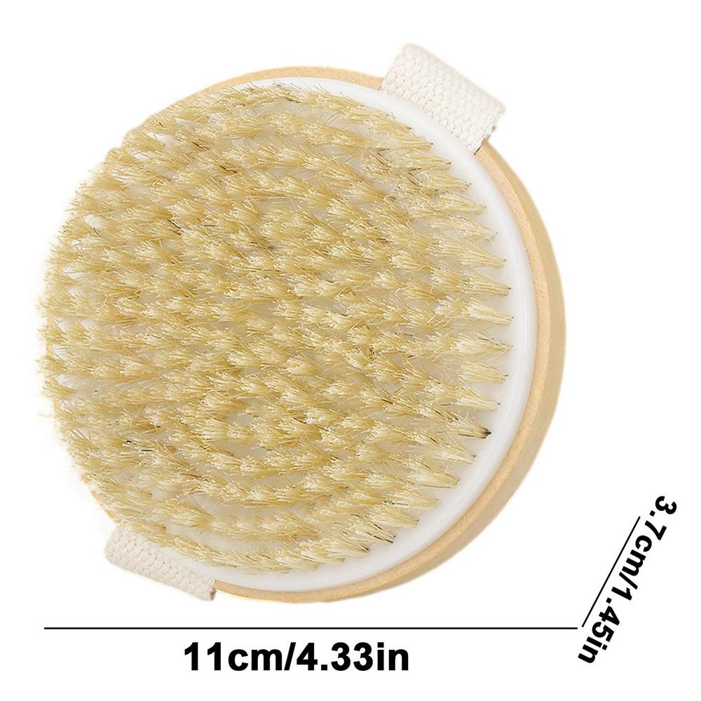 Body Dry Brush Body Exfoliator Brush Body Scrubber Body Scrubber And Exfoliator Brush For Bath Skincare Remove Dirt Relaxing