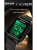 Sanda Men's Multifunctional Square Sport Chronograph Waterproof Watch 
