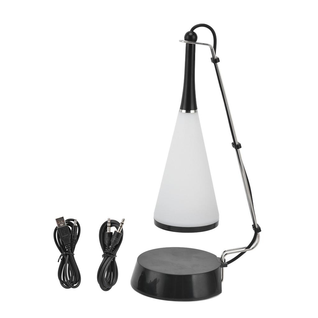 Lautsprecher Tischlampe Kabellos Touch-Steuerung Dimmbar USB Wiederaufladbar Bluetooth Musik Schreibtischleuchte für Schlafzimmer Arbeitszimmer