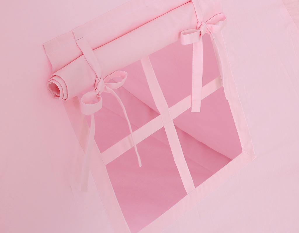 Tipi tent for children + mat + feather pendants - pink